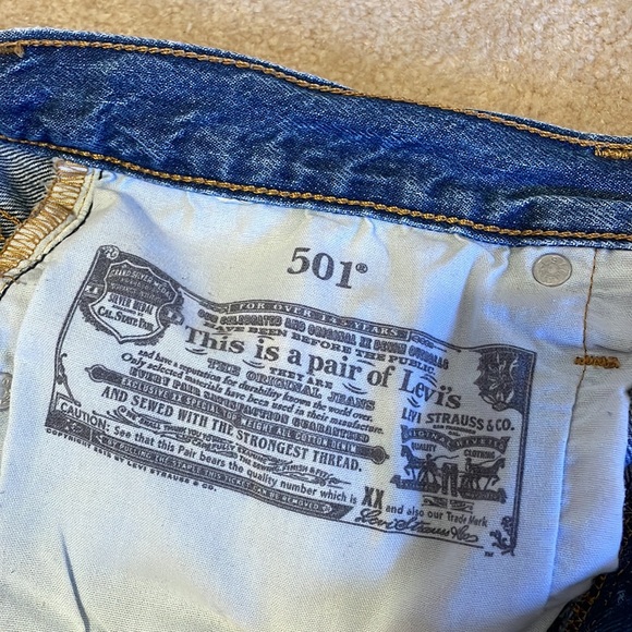 Levi’s 501 Vintage High Rise denim shorts - Picture 4 of 5